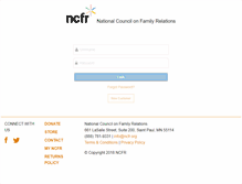 Tablet Screenshot of my.ncfr.org